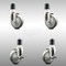 Service Caster 4 Inch 316SS Gray Poly Swivel 1-7/8 Inch Expanding Stem Caster Brake SCC, 2PK SCC-SS316EX20S414-PPUB-2-TLB-2-178 - alternate 1
